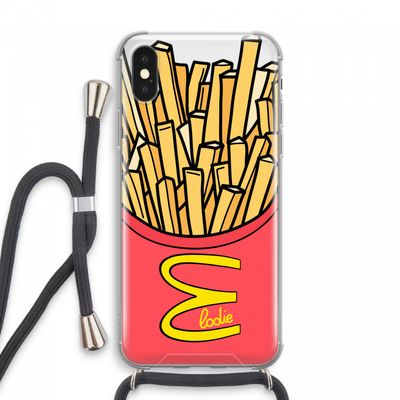 McElodie: iPhone XS Max Transparant Hoesje met koord