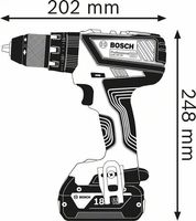 Bosch Blauw GSB 18V-28 Professional Accuklopboorschroevendraaier | zonder accu's en lader - 06019H4000 - thumbnail