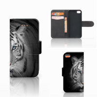 Apple iPhone 5C Telefoonhoesje met Pasjes Tijger - thumbnail