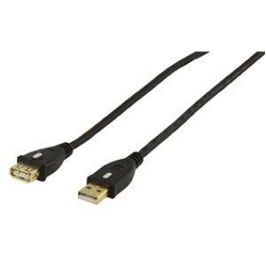 Hoge kwaliteit vergulde USB 2.0 verlengkabel [1.8/3m]