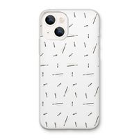 Hipster stripes: iPhone 13 mini Transparant Hoesje
