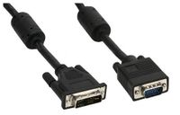InLine 17782A video kabel adapter 3 m DVI-A VGA (D-Sub) Zwart - thumbnail