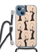 Pop Some Kim: iPhone 13 mini Transparant Hoesje met koord