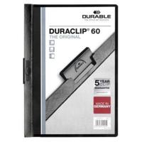 Documenthouder Durable Duraclip 60 Zwart Transparant A4 25 Onderdelen
