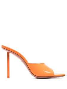 Amina Muaddi mules Laura en cuir de veau - Orange