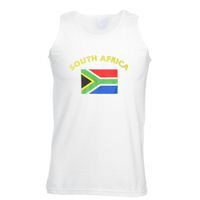Tanktop met vlag Zuid-Afrika print