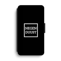 Negenduust black: iPhone XS Max Flip Hoesje