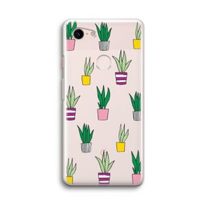 Sanseveria: Google Pixel 3 Transparant Hoesje