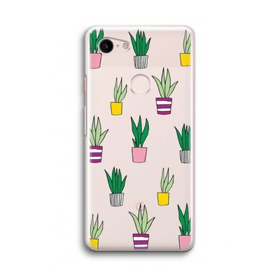 Sanseveria: Google Pixel 3 Transparant Hoesje