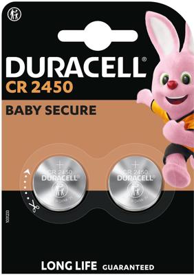 Duracell knoopcel CR2450, blister van 2 stuks Duracell knoopcel CR2450, blister van 2 stuks