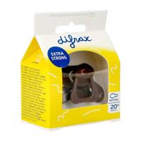 Difrax Fopspeen Natural 20m+ Chocolate Lines