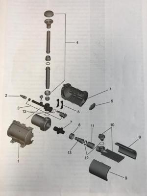 OASE Onderdelen Aquarius Fountain Set 4000 - 12000 BG zwenkfilter 3 cpl.