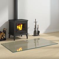 Glasplaat openhaard rechthoekig 100x60 cm Glasplaat openhaard rechthoekig 100x60 cm