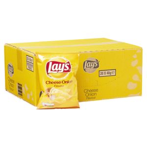 Lay´s Lays Cheese Onion Chips 20 Zakken a 40 Gram