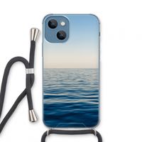 Water horizon: iPhone 13 mini Transparant Hoesje met koord