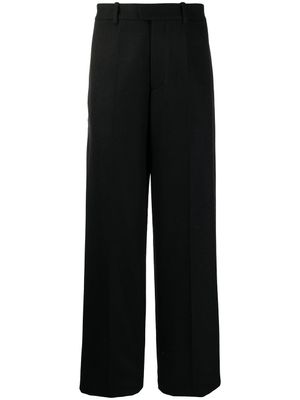 Off-White pantalon de costume à taille mi-haute - Noir