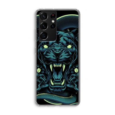 Cougar and Vipers: Samsung Galaxy S21 Ultra Transparant Hoesje