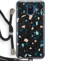 Terrazzo N°11: Samsung Galaxy A6 (2018) Transparant Hoesje met koord