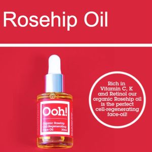 Ooh! Rosehip face oil vegan (30 ml)