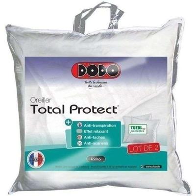 DODO Set van 2 Total Protect-kussens 65x65 cm wit