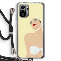 Summer: Xiaomi Redmi Note 10S Transparant Hoesje met koord
