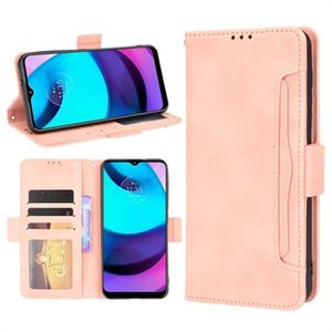 Cardholder Series Motorola Moto E20 Wallet Case - Roze