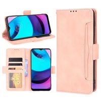 Cardholder Series Motorola Moto E20 Wallet Case - Roze