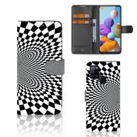 Samsung Galaxy A21s | Book Case | Illusie | Portemonnee hoesje