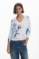Klaprozen trui - WHITE - XL