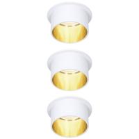 Paulmann 93381 Gil LED-inbouwlamp LED LED vast ingebouwd 19.5 W Wit (mat), Goud