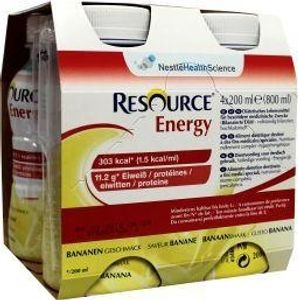 Resource Energy banaan 200ml (4 st)