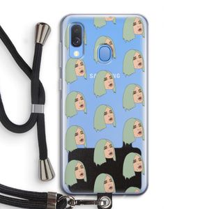 King Kylie: Samsung Galaxy A40 Transparant Hoesje met koord
