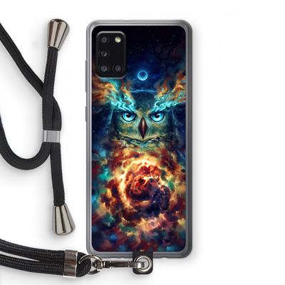 Aurowla: Samsung Galaxy A31 Transparant Hoesje met koord