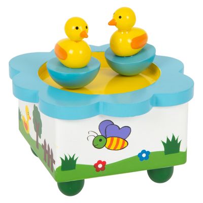 Small Foot houten muziekdoos eend