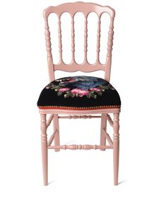 Gucci chaise à imprimé animalier - Rose