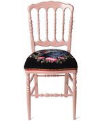 Gucci chaise à imprimé animalier - Rose