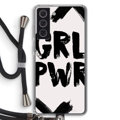 Girl Power #2: Samsung Galaxy S21 FE Transparant Hoesje met koord