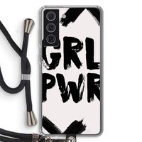 Girl Power #2: Samsung Galaxy S21 FE Transparant Hoesje met koord