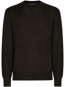 Dolce & Gabbana pull en cachemire à manches longues - Noir