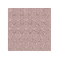 16x Luxe 3-laags servetten met patroon oud roze 33 x 33 cm - thumbnail