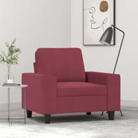Fauteuil 60 cm stof wijnrood