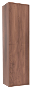 Balmani Quadro zwevende badkamerkast Amerikaans notenhout 40 x 32,5 x 150 cm