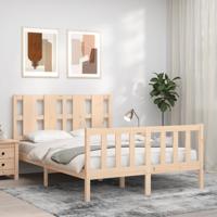 Bedframe zonder matras massief grenenhout 120x200 cm