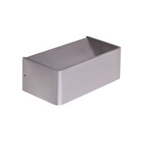 BW0006 LED-wandlamp up- en downlight 8W 2700K Dimbaar Aluminium