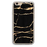 Gouden marmer: iPhone 6 Plus / 6S Plus Transparant Hoesje