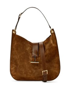 TOM FORD petit sac porté épaule Tara - Marron