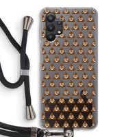 Poop emoji: Samsung Galaxy A32 5G Transparant Hoesje met koord
