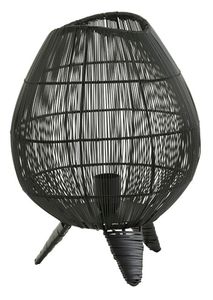 Light & Living Tafellamp 'Yumi' Ø28cm, kleur Mat Zwart