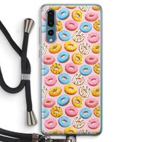 Pink donuts: Huawei P20 Pro Transparant Hoesje met koord