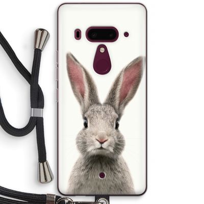 Daisy: HTC U12+ Transparant Hoesje met koord